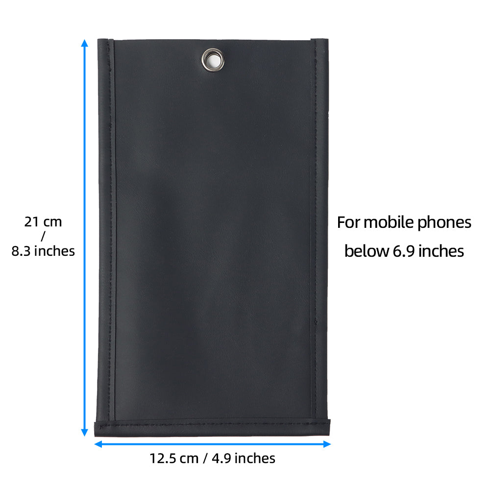 30 Pack Reusable PU Leather Anti Camera Phone Pouch with Lock - AKENSE